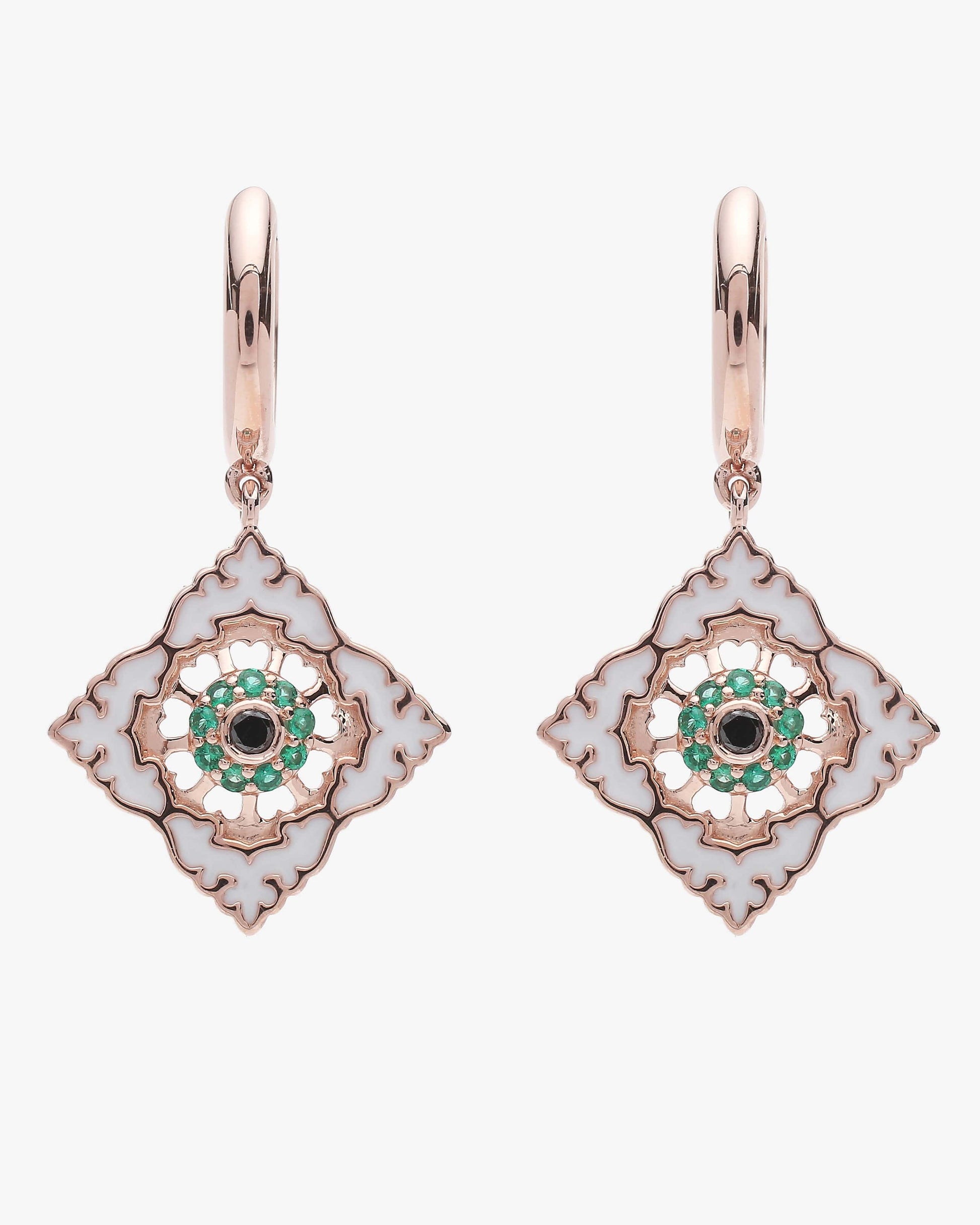 Ajrakh Rosé Earrings