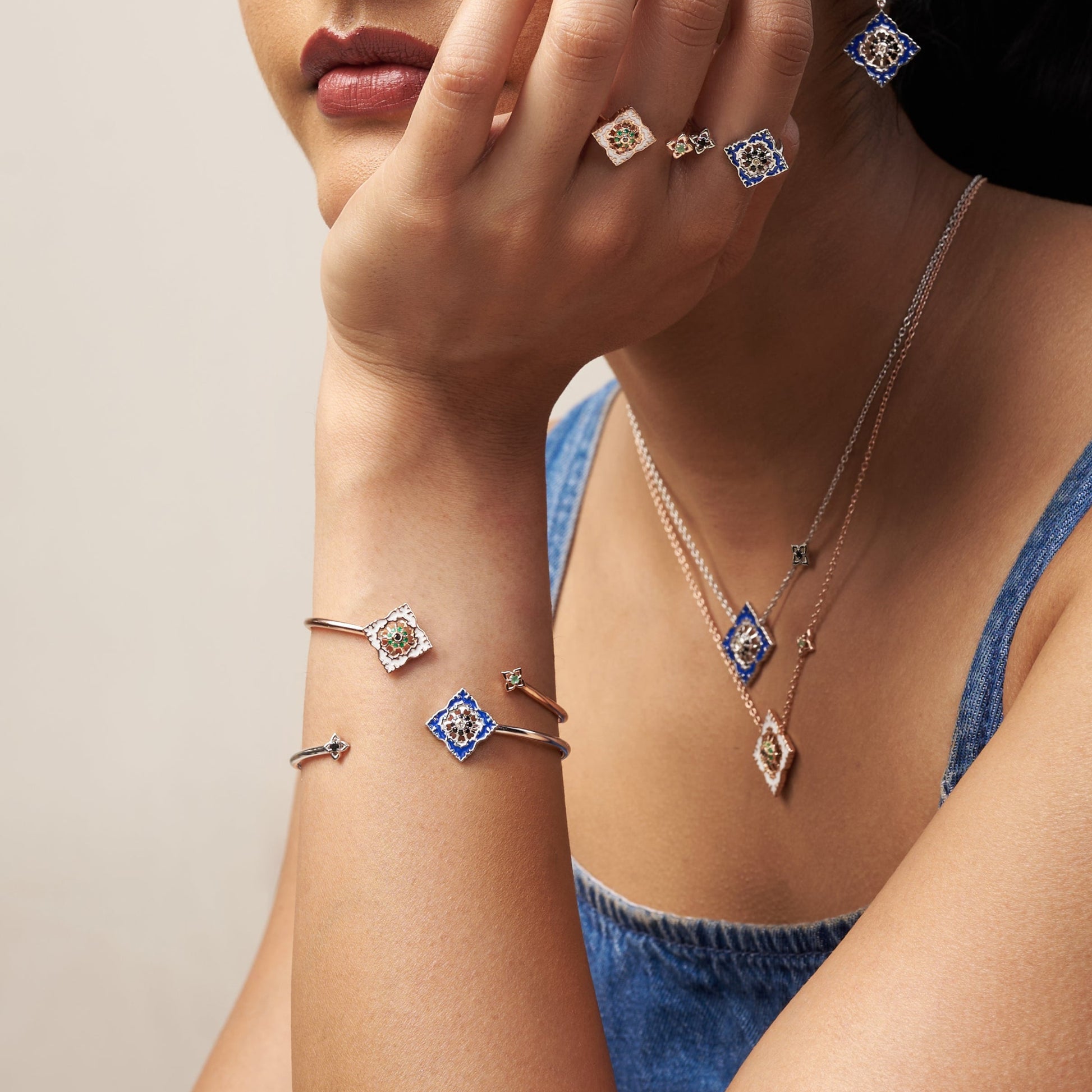 Ajrakh Bleu Ring