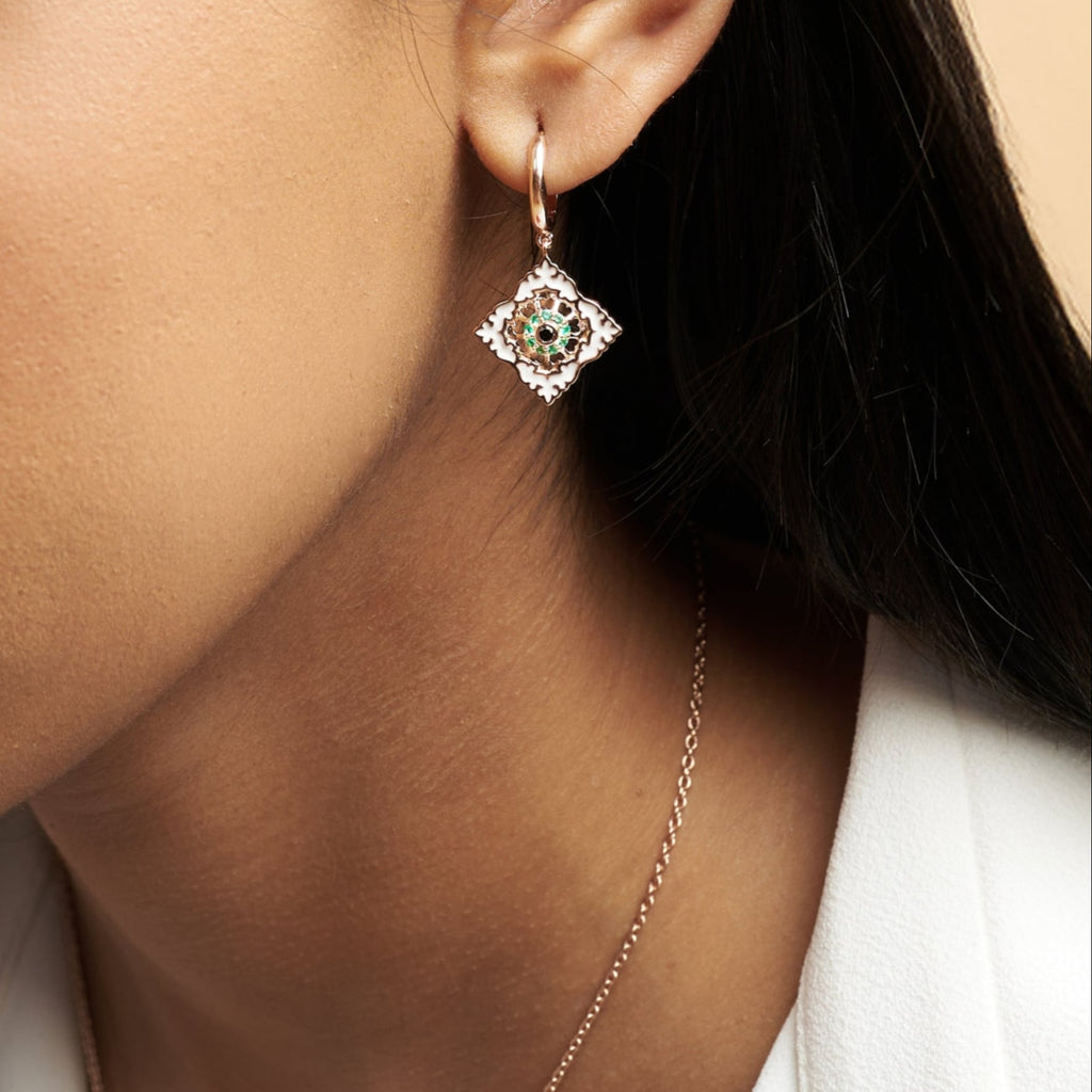 Ajrakh Rosé Earrings
