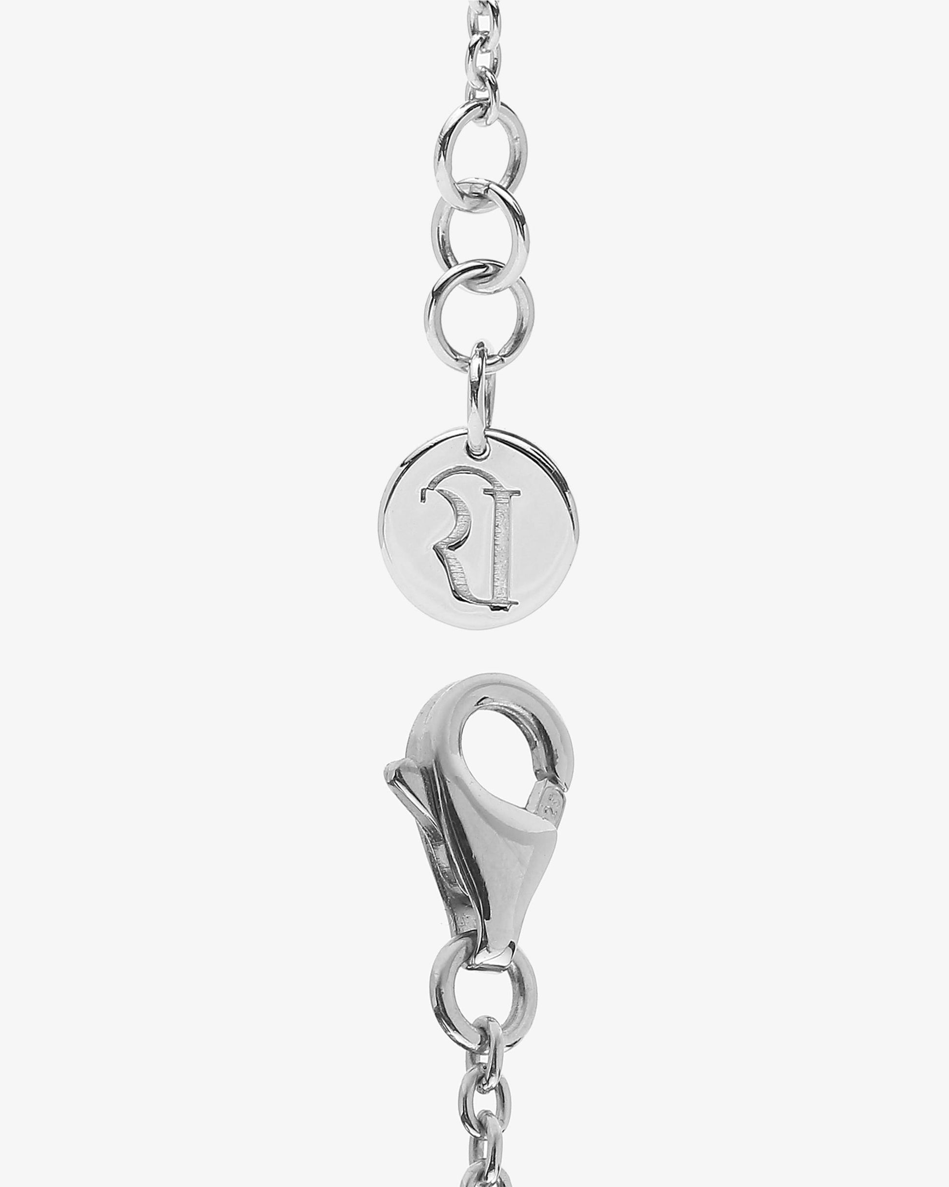 Pendentif Ajrakh Bleu en argent 925 rhodié, diamant naturel et spinelle noire naturelle – Kaari Paris